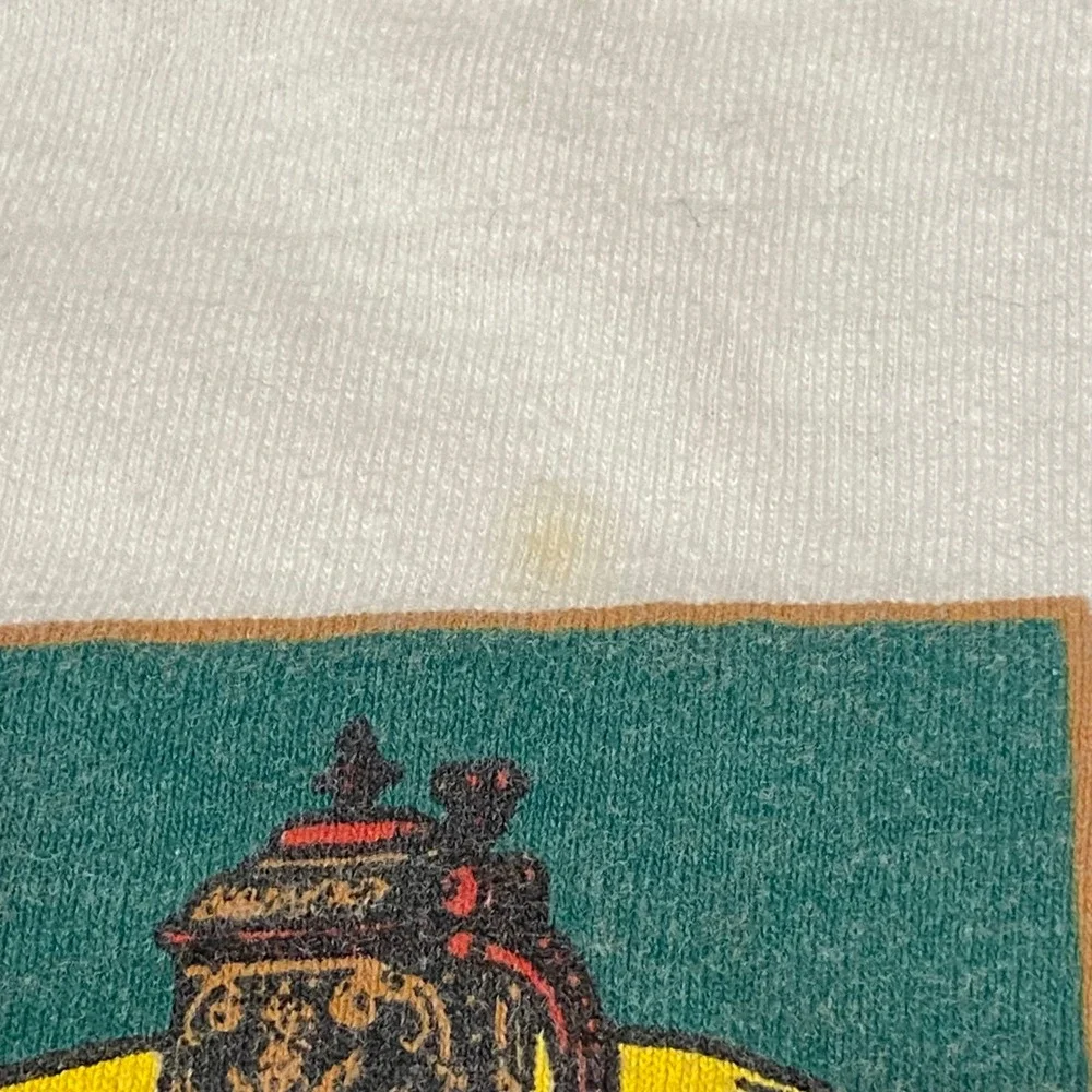 1989 Schmidts Frankfurt‎ Biergarten Deutschland T Shirt L Beer Graphic Tee